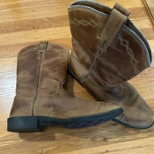 Women’s Brown Leather Cowboy Boots